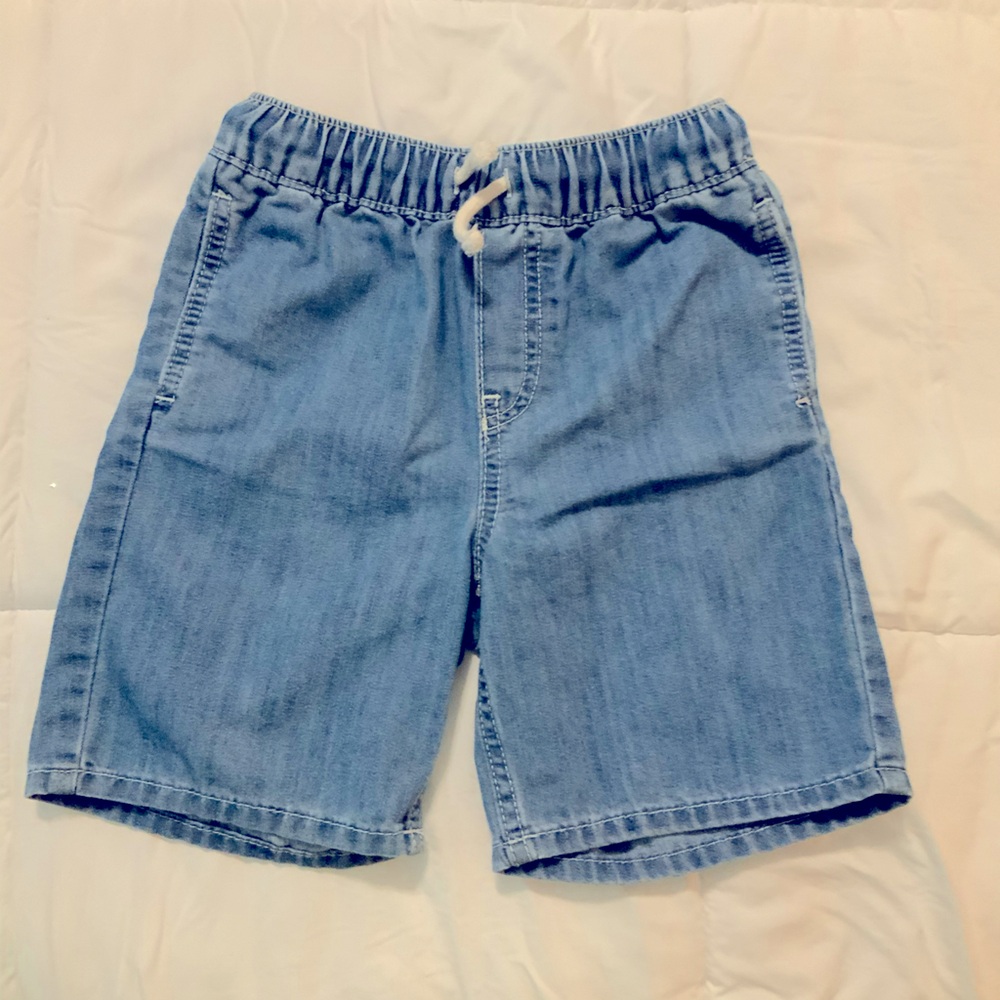 H&M Boys Pull-On Denim Shorts, Size: 5T - Picture 2 of 5